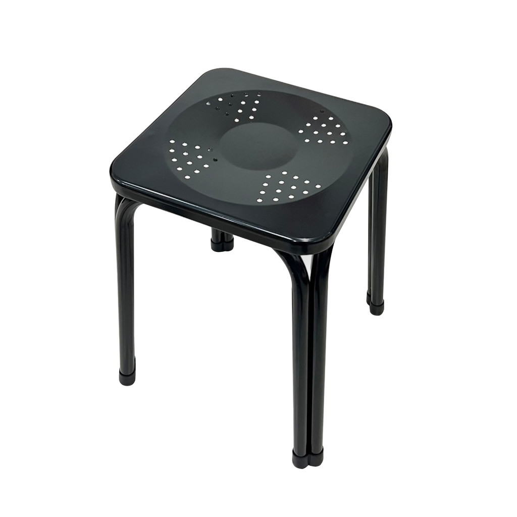 KASSA  เก้าอี้เหล็ก 18 นิ้ว สีดำ