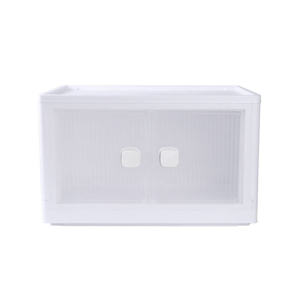 กล่องอเนกประสงค์บานเปิด แบบพับได้ KASSA HOME รุ่น JCP-5688 ขนาด 58.5 x 34 x 36 ซม. สีขาว