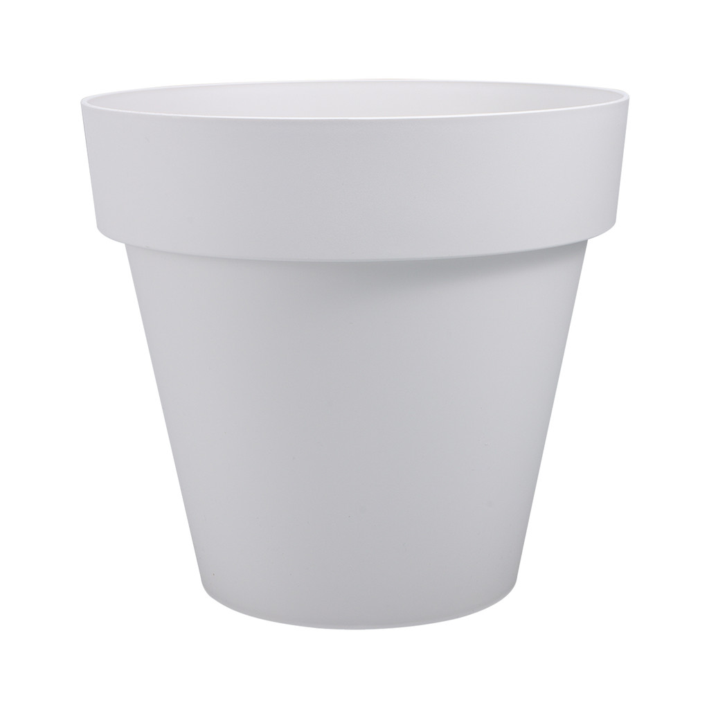 FONTE กระถางพลาสติกทรงกลม 11 นิ้ว รุ่น L2-WH สีขาว
