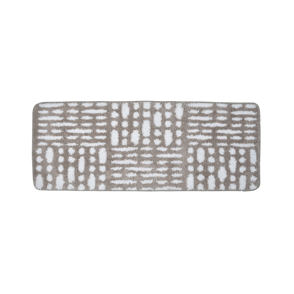 KASSA HOME พรมหน้าเตียง รุ่น BC-091LBR ขนาด 122 x 45 ซม. สีน้ำตาล
