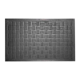 KASSA HOME พรมดักฝุ่น ขอบยาง รุ่น KGTM009 (BROWN) ขนาด 45 x 75 ซม. สีน้ำตาล