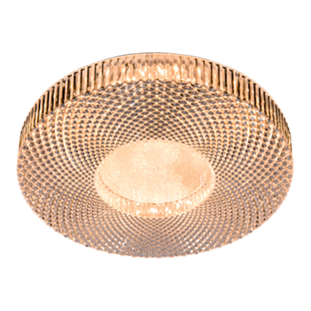 LUZINO โคมไฟเพดานอะคริลิกพร้อมรีโมต LED 48 W Tri-Color รุ่น PP-0694-500-SJS(CL) สีใส