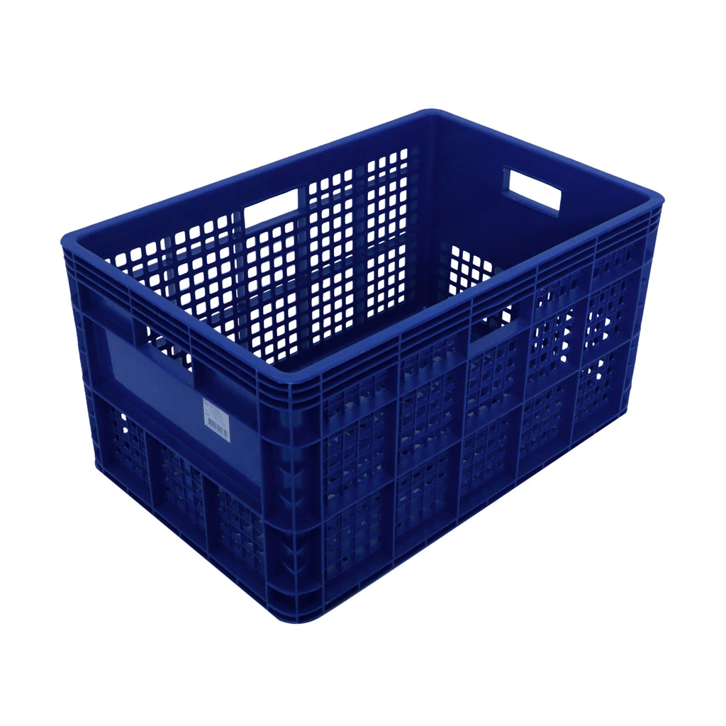 KASSA HOME ลังผลไม้พร้อมหูจับ รุ่น VCP-426BL ขนาด 55 x 37 x 30 ซม. สีน้ำเงิน