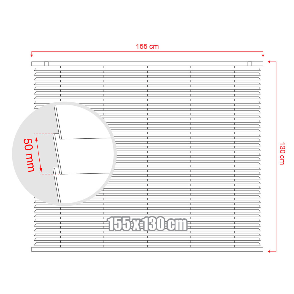 ตกแต่งบ้าน KASSA HOME มู่ลี่ PVC ลายไม้ รุ่น RF-M-002 TK 155.130 ขนาด 155 x 130 ซม. สีไม้สัก ส่งด่วน สั่งเลย