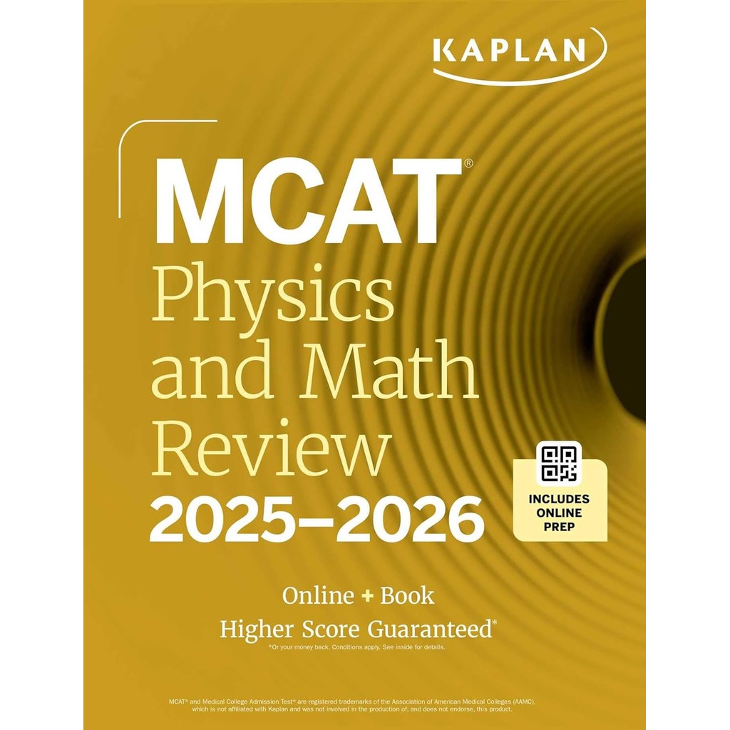 Chulabook|c321|หนังสือ|MCAT PHYSICS AND MATH REVIEW 2025-2026  :  9781506294292