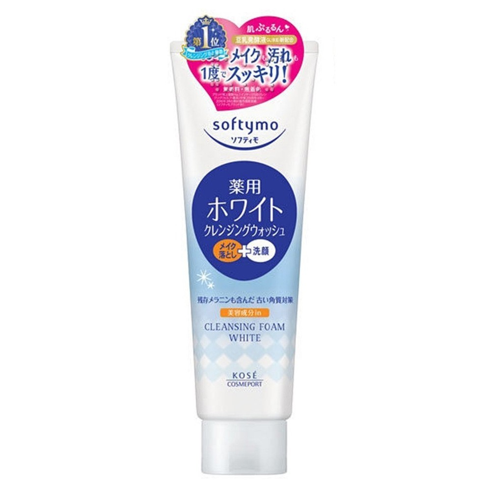 KOSE Softymo โฟมล้างหน้า 2in1 ขจัดเครื่องสำอาง ขนาด 190 กรัม มี 3 สูตร Cleansing Foam ญี่ปุ่น รูปที่ 4