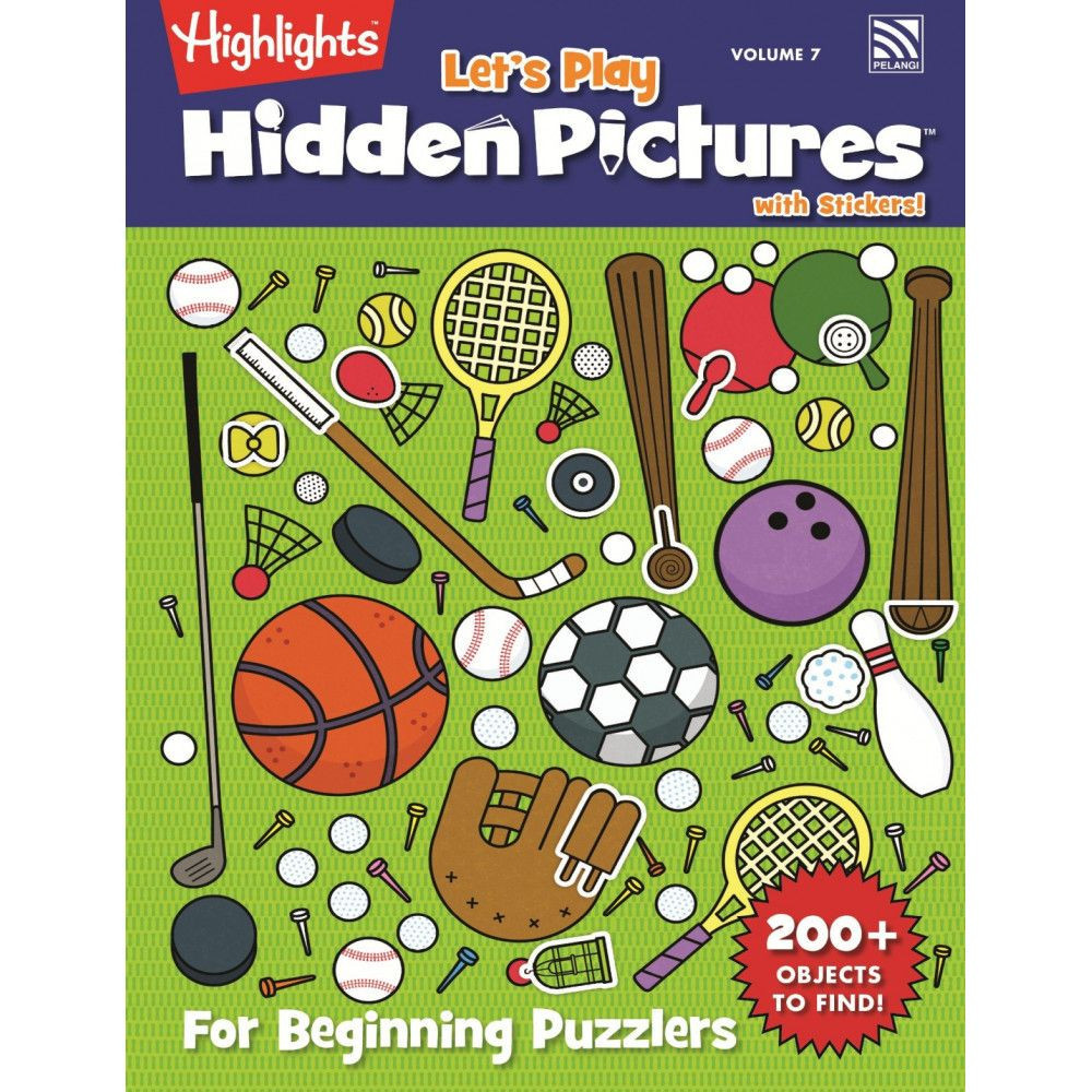^NANMEEBOOKS หนังสือ HIGHLIGHTS - LET'S PLAY HIDDEN PICTURE 7 เพอลังอิ