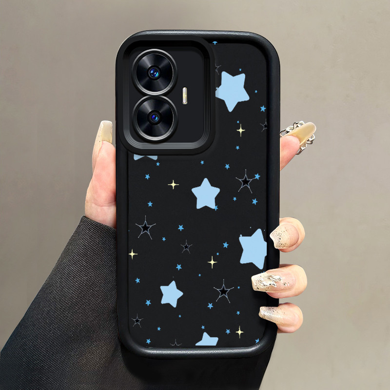 เคสสำหรับ Realme C55 Realme Narzo N55 เคสโทรศัพท์ลายดาว