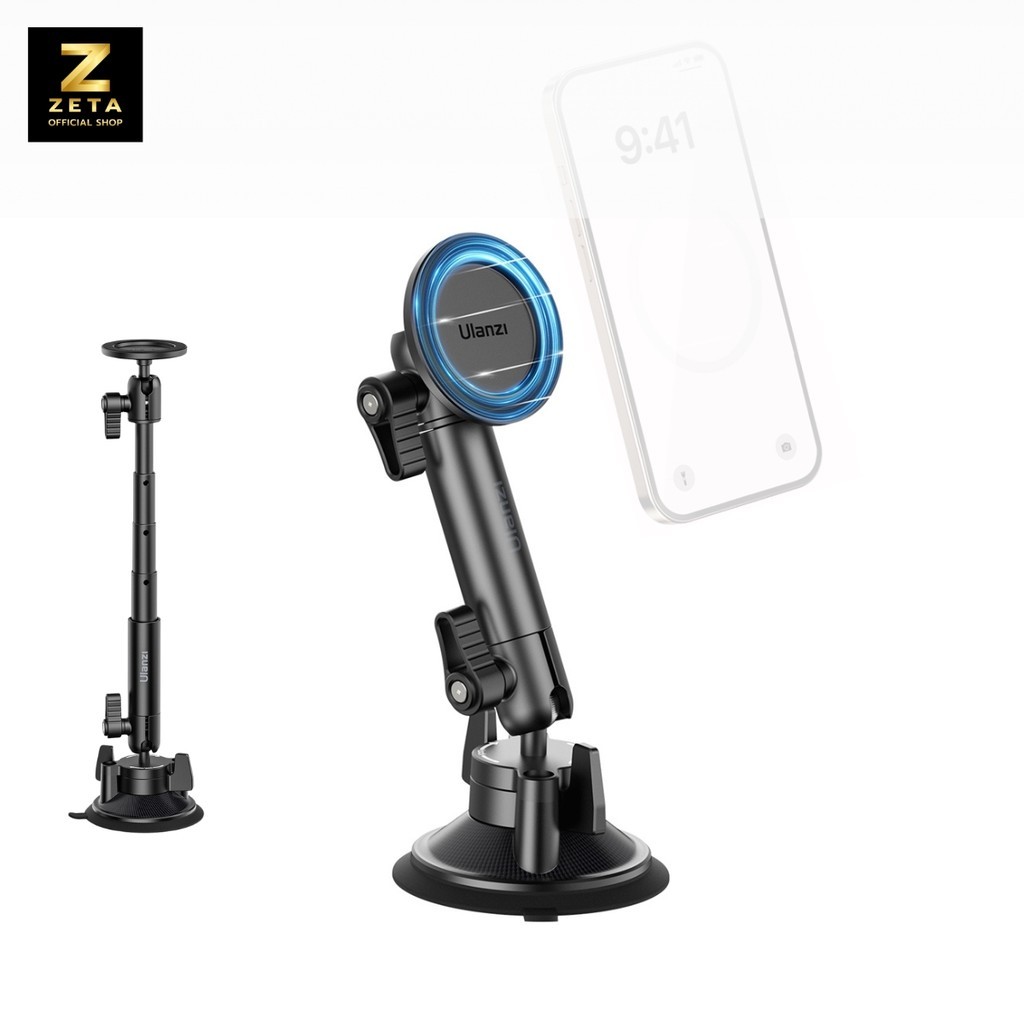 Ulanzi ZJ06 Suction Cup Mount ตัวยึดสูญญากาศ ติดกระจก ระบบ MagSafe รองรับมือถือ iP/ Android