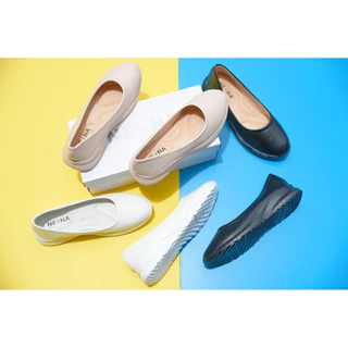 รองเท้าเเฟชั่นผู้หญิงเเบบ Slip on ส้นเตี้ย No. 688-68 NE&NA Collection Shoes