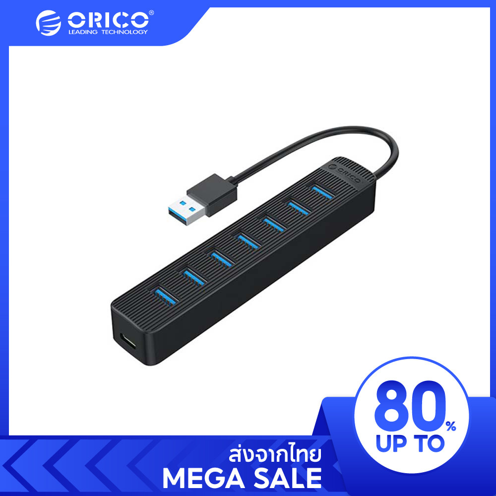 [ออกใบกำกับภาษีได้ E-TAX] ORICO TWU3 4 / 7 / พอร์ต USB3.0 HUB สําหรับคอมพิวเตอร์, แล็ปท็อป USB Splitter USB3.0 OTG