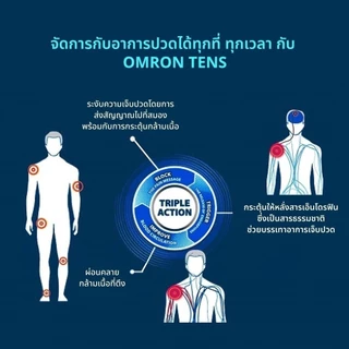 Omron แผ่นอิเล็กโทรด สำหรับเครื่องนวดไฟฟ้า รุ่น HV-LLPAD