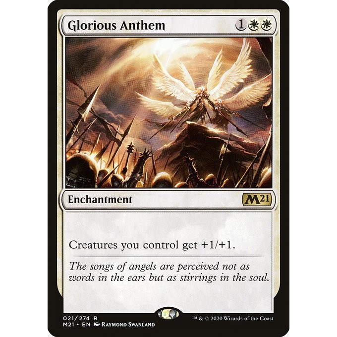 [Core Set 2021] - [M21] - (R) -[Glorious Anthem] -  [2021]