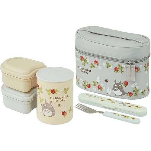 Skater กล่องอาหารกลางวันหุ้มฉนวนต้านเชื้อแบคทีเรีย Jar My Neighbor Totoro Raspberry 560Ml Kcljc6Ag-A