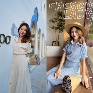 MyWay Brand : Dress ชุดเดรส Fresco Lady