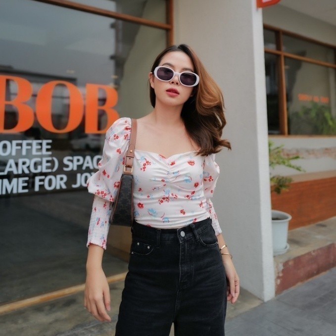 MyWay Brand : Top เสื้อ Bright Flower