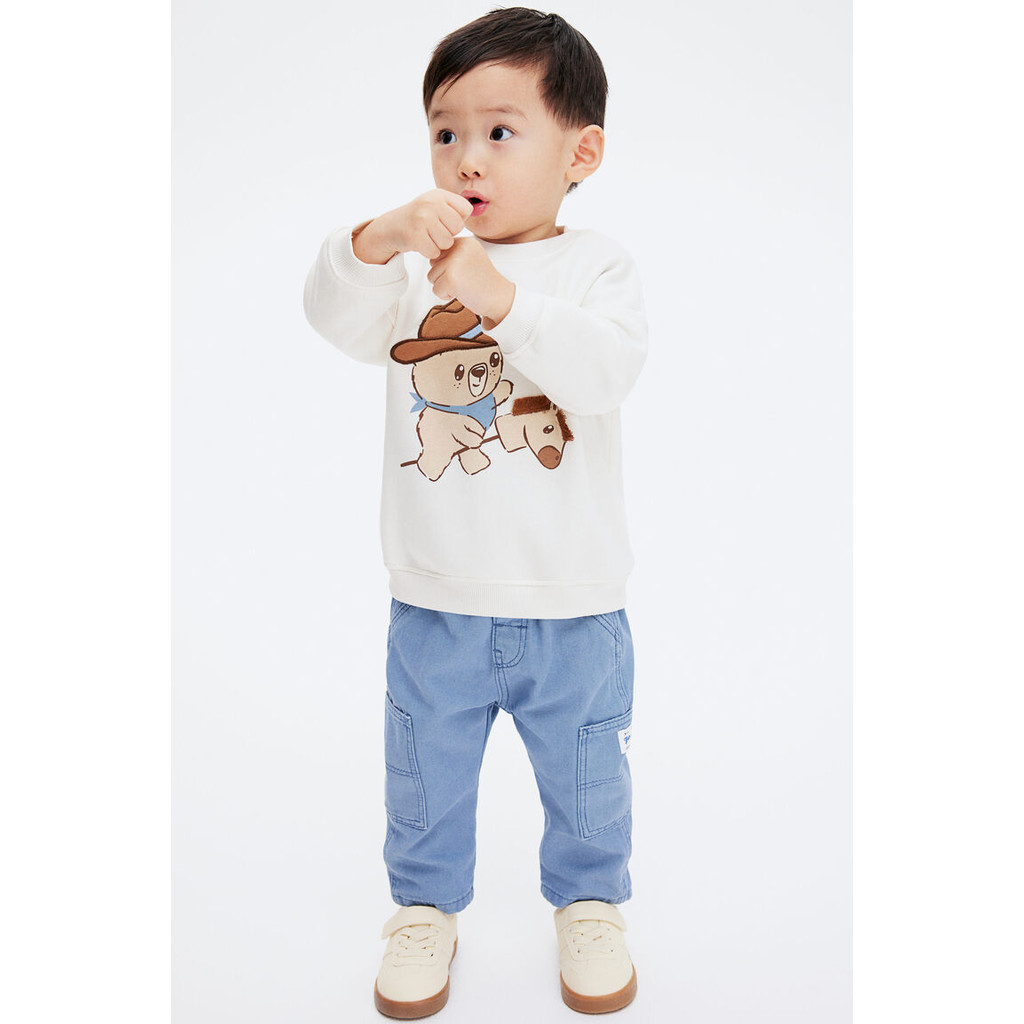 H&M(เอชแอนด์เอ็ม) เสื้อวอร์มตกแต่งลาย เด็กอ่อน 1274053_1