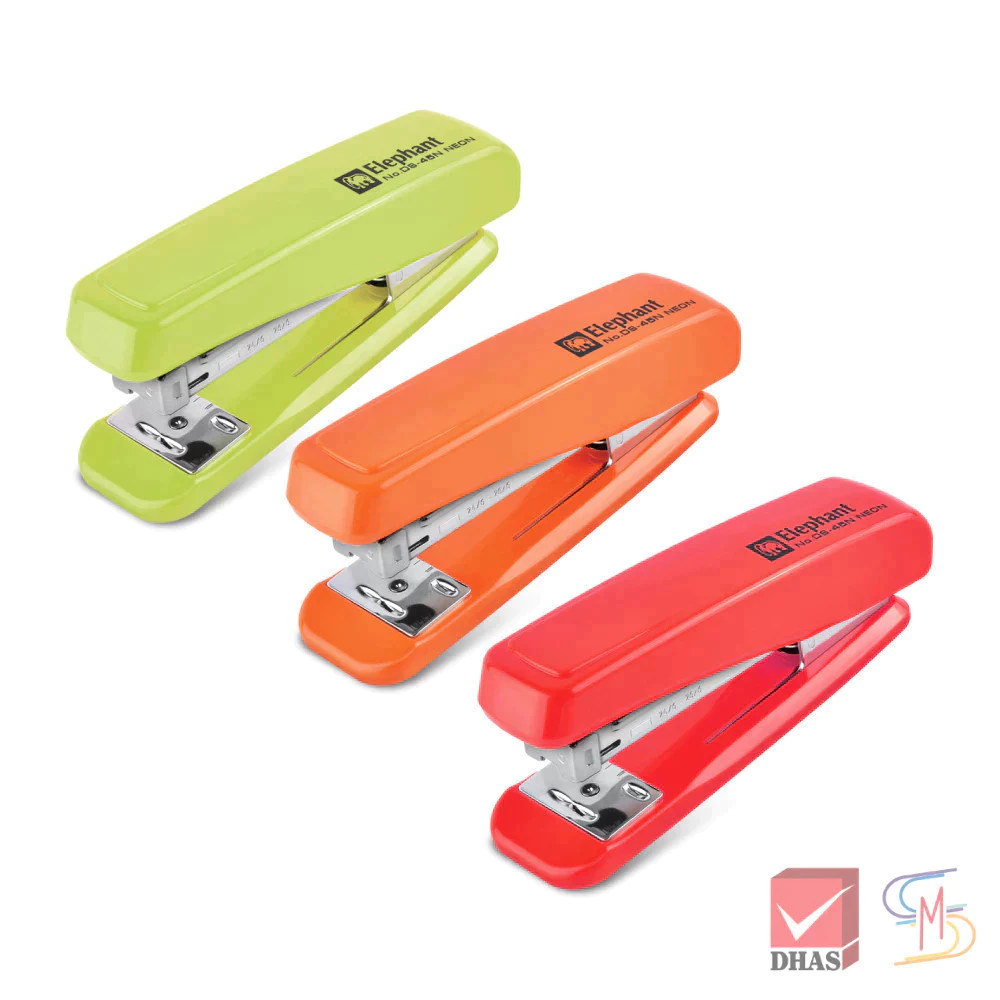 Elephant ตราช้าง เครื่องเย็บกระดาษ No. DS-45N นีออน จำนวน 1 เครื่อง