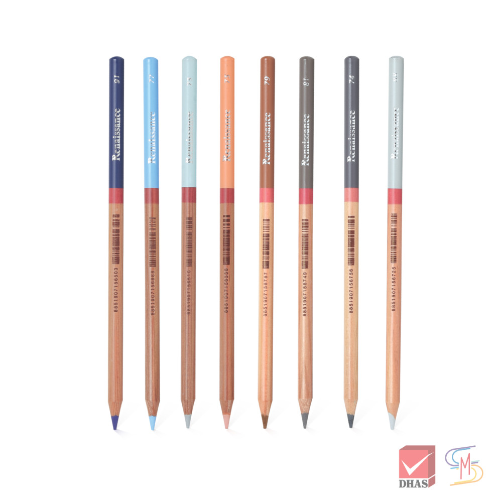 Renaissance สีไม้ ดินสอสีไม้ เกรดอาร์สติส ชุดที่ 3/3