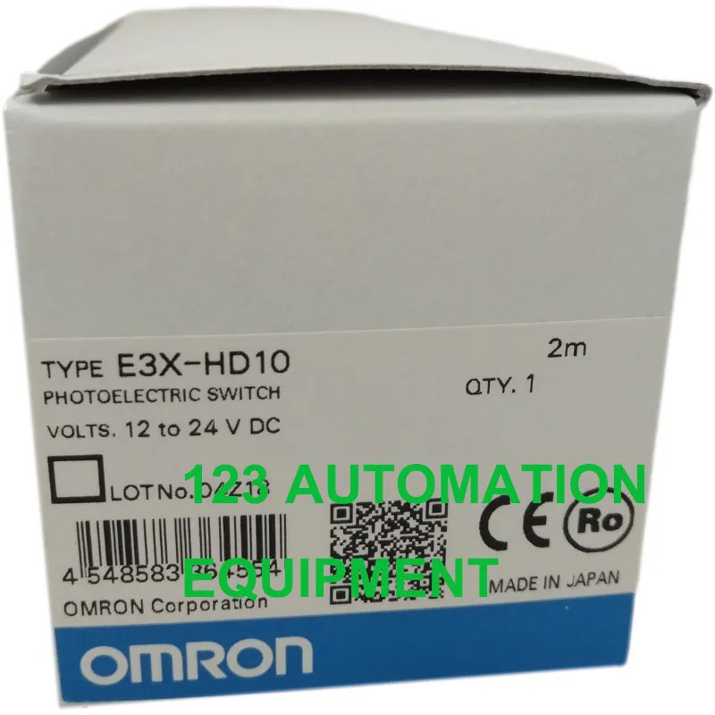 ของแท้ใหม่ OMRON E3X-HD10 HD10-V HD11 เซ็นเซอร์โฟโตอิเล็กทริค 2M