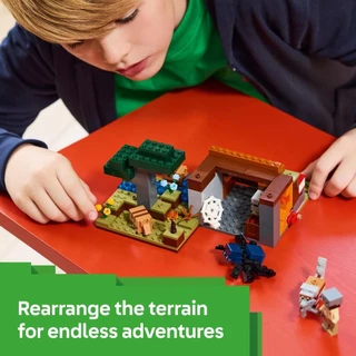 LEGO Minecraft 21269 The Armadillo Mine Expedition (247pcs.), Building Blocks, Kids Toy
