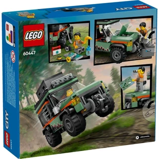 LEGO City 60447 Off-Road 4x4 Mountain Truck (221pcs.), Building Blocks, Kids Toy