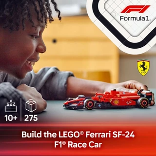 LEGO Speed Champions 77242 Ferrari SF-24 F1 Race Car (275pcs.), Building Blocks, Kids Toy