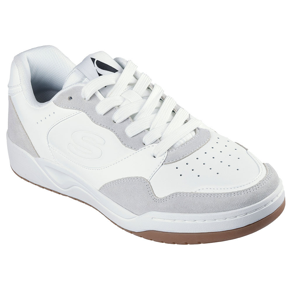 Skechers สเก็ตเชอร์ส รองเท้าผู้ชาย Men Online Exclusive Koopa Street Shoes - 183241-WHT - Air-Cooled Memory Foam