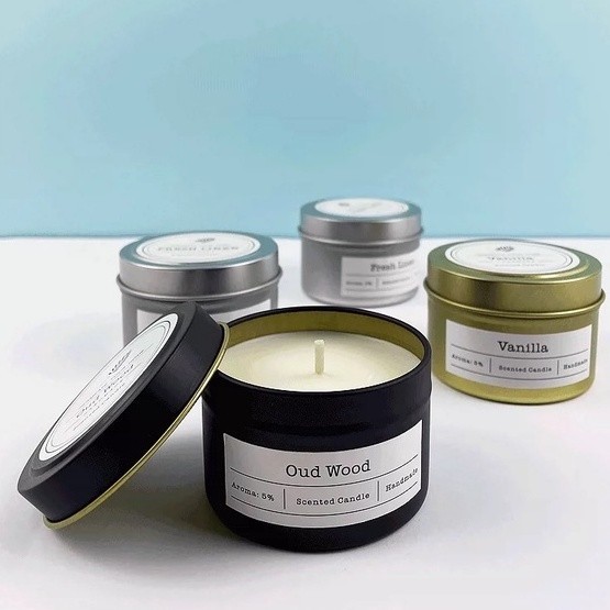 เทียนหอม ~250 กรัม / ~80 กรัม - Soy Candle กลิ่นหอมธรรมชาติ กลิ่นดอกไม้ เทียนถั่วเหลือง scented candle อโรม่า รูปที่ 3