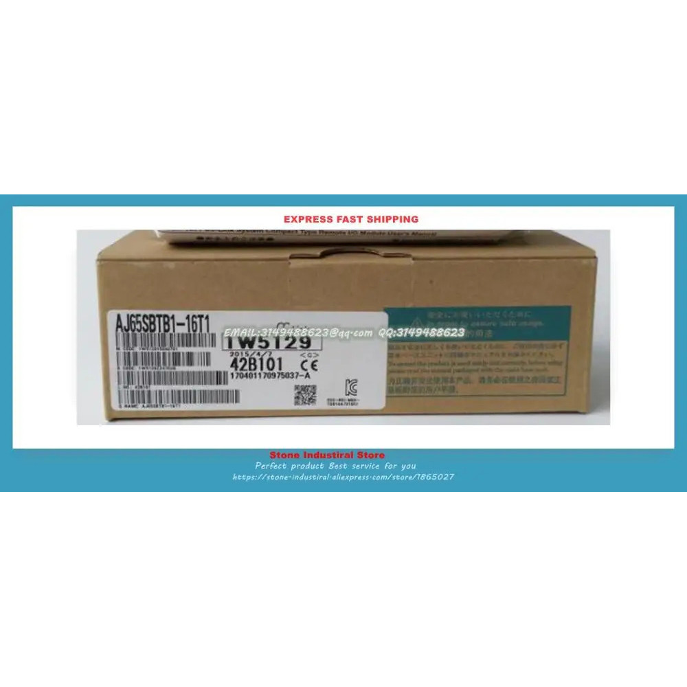 โมดูล I/O ระยะไกล CC-Link AJ65SBTB1-16T1 ใหม่ในกล่อง