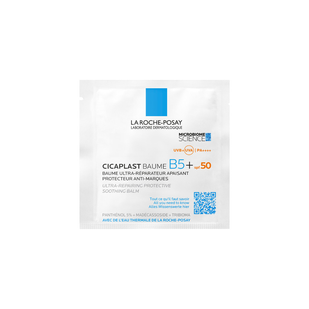 ลา โรช-โพเซย์ La Roche-Posay CICAPLAST BAUME B5+ SPF50 บาล์มบำรุงผิวช่วยปลอบประโลมและฟื้นบำรุงผิวพร้