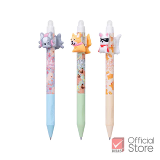 [ซื้อ1แถม1] Quantum ปากกาเจล ปากกาลบได้ EG02 น้ำเงิน 0.5 คละลาย จำนวน 1 ด้าม