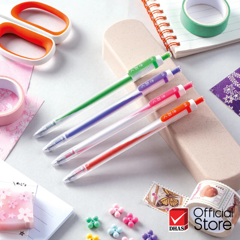 Kioku ปากกา ปากกาสี ปากกาหมึกเจล หมึกสี KK612 0.5 จำนวน 1 ด้าม - รูปที่ 4