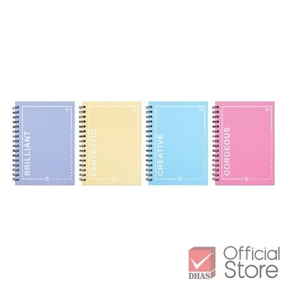 Elephant สมุด สมุดโน๊ต สมุดริมลวด ปกแข็ง 70G 100S A5 WHC-625T จำนวน 1 เล่ม
