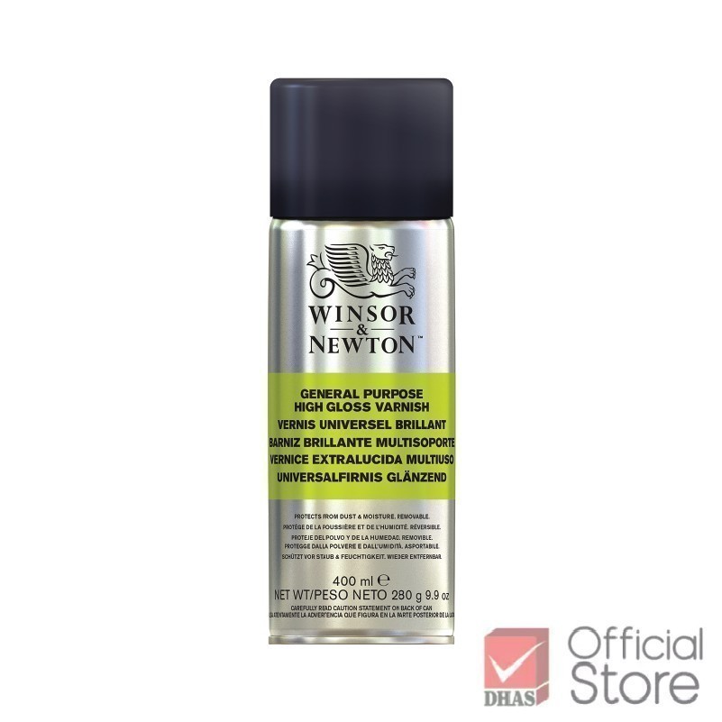 Winsor&Newton วานิชเคลือบภาพ แบบมัน 400 มล. #3041988 จำนวน 1 กระป๋อง
