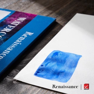 Renaissance สมุดวาดรูป สมุดวาดเขียนสีน้ำ 200 แกรม ผิวหยาบ R-102 จำนวน 1 เล่ม
