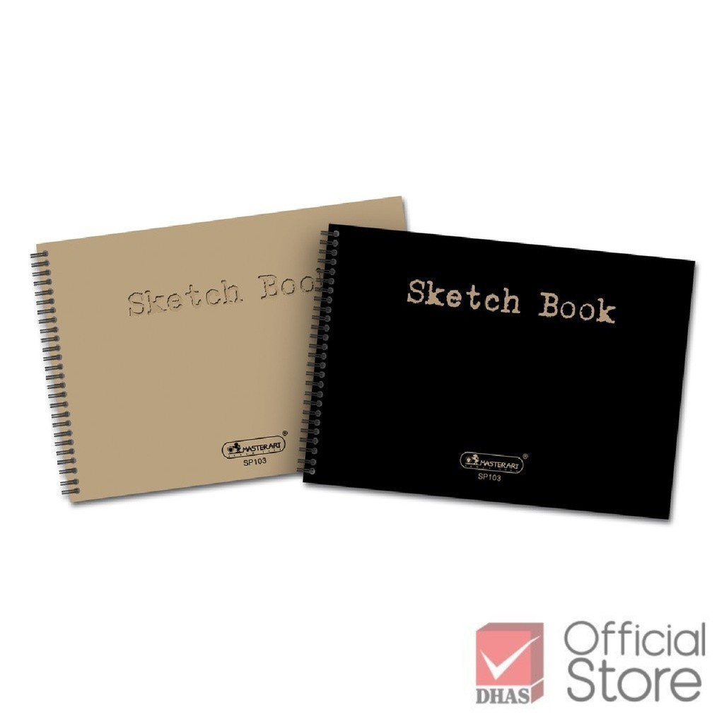 Master Art สมุดวาดรูป สมุดสเก็ตซ์ SP104 A5 จำนวน 1 เล่ม