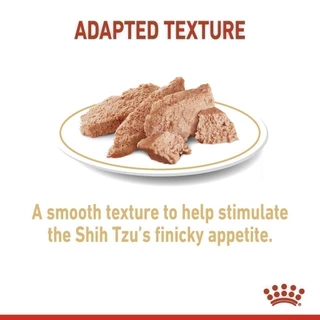 [12 ซอง] Royal Canin Shih Tzu Adult Pouch Loaf อาหารเปียกสุนัขโต พันธุ์ชิห์สุ อายุ 10 เดือนขึ้นไป (โลฟ,โรยัล คานิน)