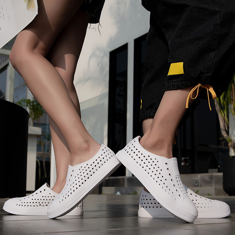 multmall-Men's sandals-รองเท้ายาง กันน้ำกันลื่น รองเท้าลุยน้ำ ระบายอากาศได้ดี