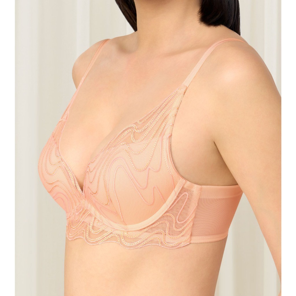 ترايمف برا بسلك Curves Deep V ـ وردي فاتح — صورة 6