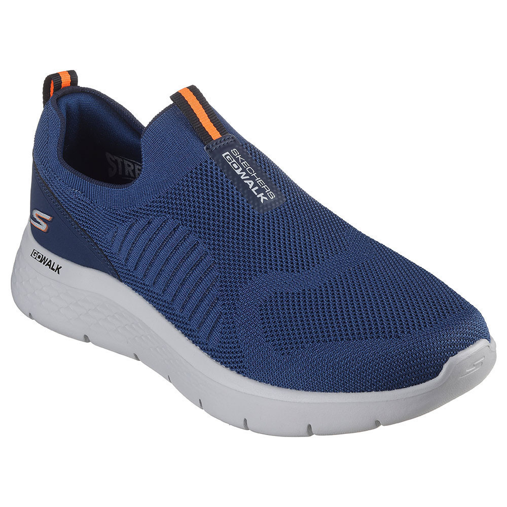 Skechers สเก็ตเชอร์ส รองเท้าผู้ชาย Men GOwalk Flex Peerless Walking Shoes - 216506-NVOR Air-Cooled Goga Mat