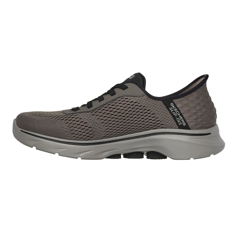 Skechers สเก็ตเชอร์ส รองเท้าผู้ชาย Men GOwalk 7 GOwalk Shoes - 216648-BRN - Air-Cooled Memory Foam