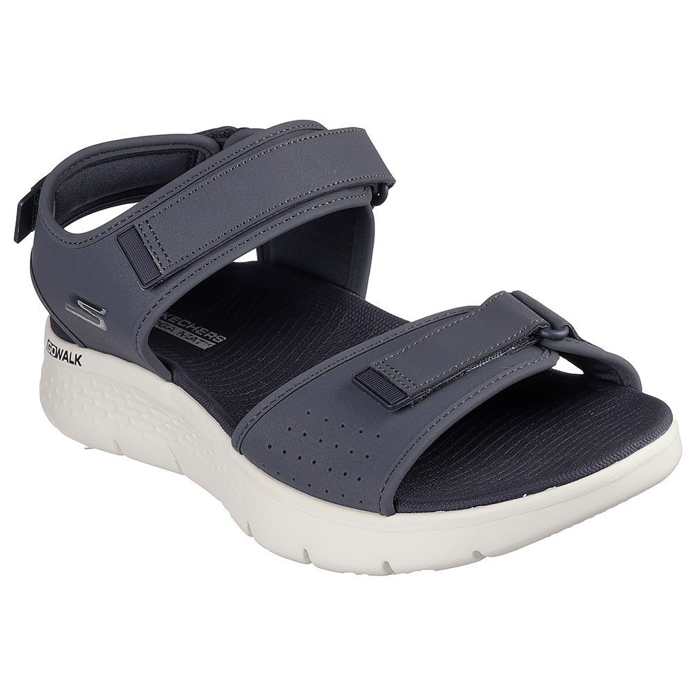 Skechers สเก็ตเชอร์ส รองเท้าแตะผู้ชาย Men GOwalk Flex Antigua Beach Walking Sandals - 229205-GRY