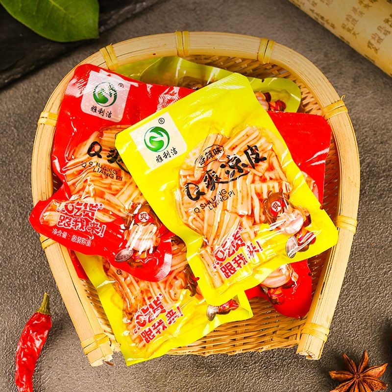Crispy Spicy Cold Skin Snack Strips Individually Packaged Spicy Internet Celebrity Childhood Tofu Le