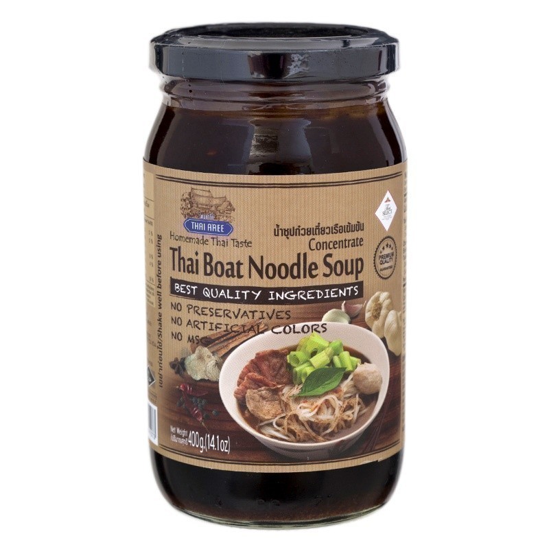 THAI AREE ไทยอารีย์น้ำซุปก๋วยเตี๋ยวเรือเข้มข้น 250กรัม [8850554641073]