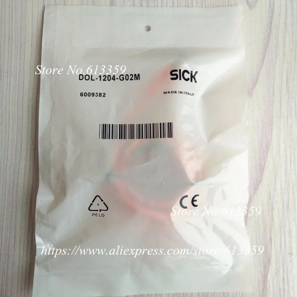 2PCS DOL-1204-G02M DOL-1204-G05M DOL-1204-G10M DOL-1204-W02M สายเชื่อมต่อเซ็นเซอร์ไม่ใช่ของแท้