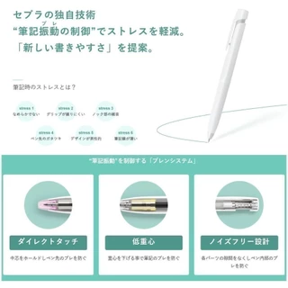ปากกาลูกลื่น BAS88 Blen ขนาดหัว 0.5 และ 0.7 MM Zebra sarasa