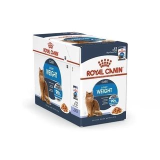 [12 ซอง] Royal Canin Light Weight Care Pouch Jelly อาหารเปียกแมวโต ควบคุมน้ำหนัก อายุ12เดือนขึ้นไป (เจลลี่, โรยัล คานิน)