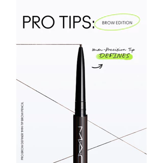 MAC PRO BROW DEFINER 1MM-TIP BROW PENCIL / แมค ดินสอเขียนคิ้ว PRO BROW DEFINER 1MM-TIP BROW PENCIL