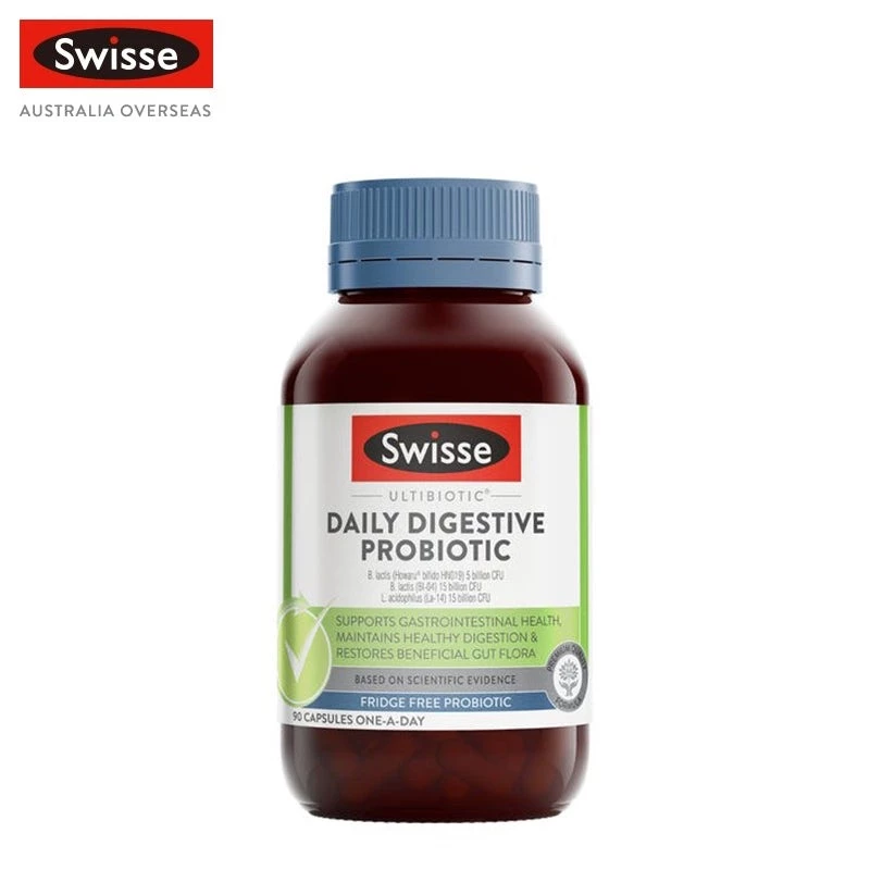 Swisse Ultibiotic Daily Digestive Probiotic อัลติไบโอติกส์ เดลี่ ไดเจสทีฟ โพรไบโอติกส์ 90 แคปซูล (EXP:03 2028) thumbnail 3